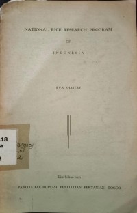 Image of National Rice Research Program of Indonesia