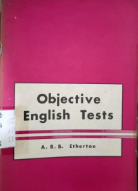 Image of Objective English Test