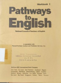 Image of Pathways to English Workbook 1