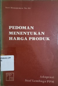 Pedoman Menentukan Harga Produk