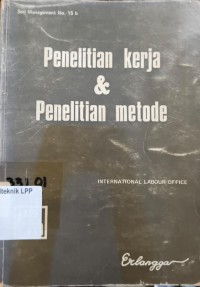 Image of Penelitian Kerja &  Penelitian Metode