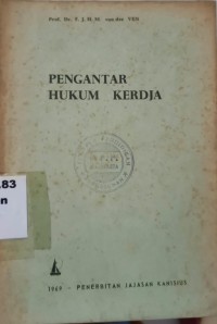 Image of Pengantar Hukum Kerdja