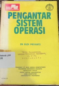 Image of Pengantar Sistem Operasi