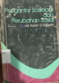 Image of Pengantar Sosiologi dan Perubahan Sosial