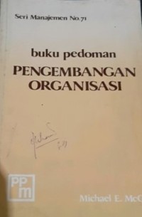 Pengembangan Organisasi