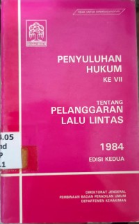 Image of Penyuluhan Hukum Ke VII tentang Pelanggaran lalu Lintas