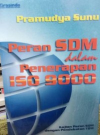 Peran SDM Dalam Penerapan ISO 9000