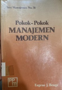 Pokok - Pokok Manajemen Modern