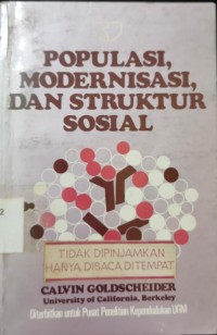 Image of Populasi, Modernisasi, dan Struktur Sosial