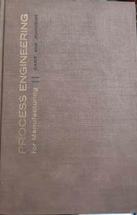 Image of Process Engineering for Manufacturing