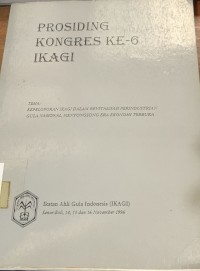 Image of Prosiding Kongres ke-6 Ikagi