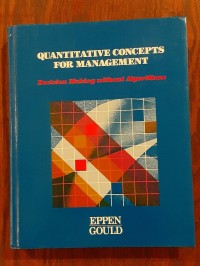 Quantitative Concepts for Management