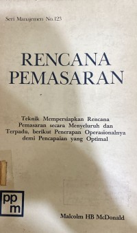 Rencana Pemasaran