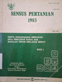 Image of Sensus Pertanian 1983
