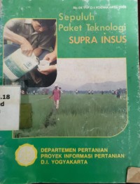 Image of Sepuluh Paket Teknologi Supra Insus
