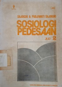 Image of Sosiologi Pedesaan Jilid 2