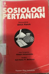 Image of Sosiologi Pertanian
