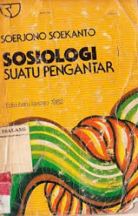 Image of Sosiologi: Suatu Pengantar