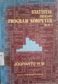Image of Statistik Dengan Program Komputer :  Jilid 1