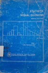 Image of Statistik Sosial Ekonomi (Bagian Pertama)