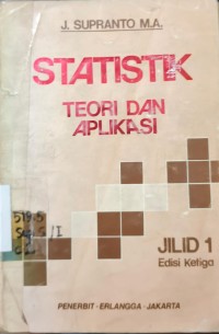 Image of Statistik: Teori dan Aplikasi JIlid 1