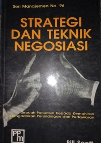 Strategi dan Teknik Negosiasi