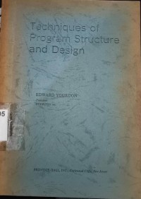 Image of Techniques of rProgram Structure and Design
