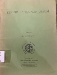 Image of Teknik Bangunan Umum