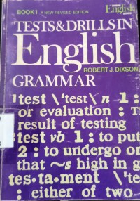Image of Tests and Drills in English Grammmar (Book 1)