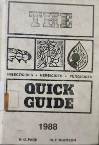 Image of The Insecticide, Herbicide, Fungicide Quick Guide