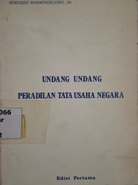 Image of Undang-Undang Peradilan Tata Usaha Negara
