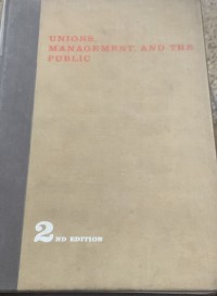 Image of Unions, Management, and the Public
